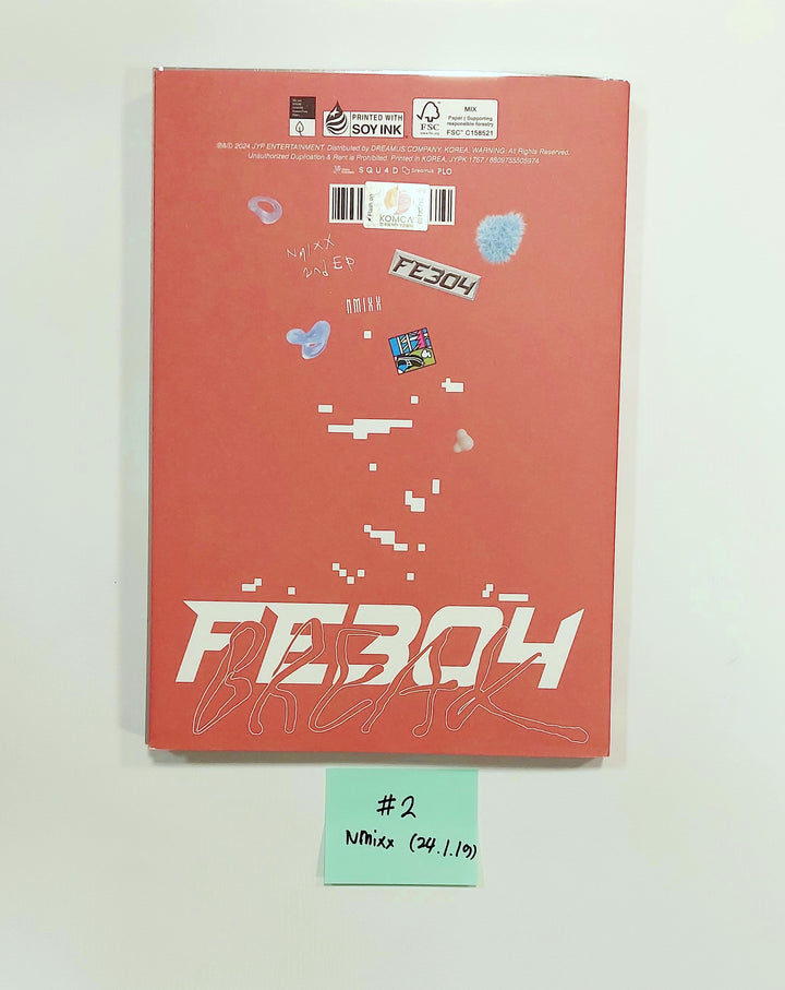 NMIXX "Fe3O4: Break" - Hand Autographed(Signed) Promo Album [24.1.19] - HALLYUSUPERSTORE