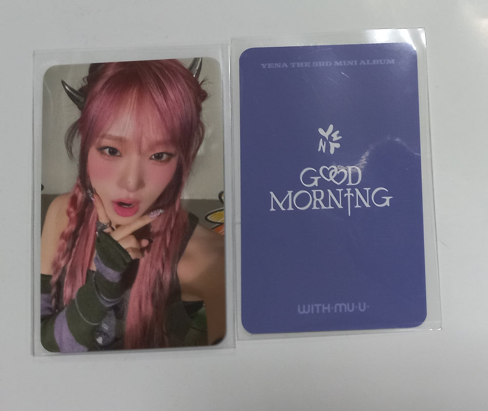 YENA "Good Morning" - Withmuu Pre-Order Benefit Photocard [24.1.22] - HALLYUSUPERSTORE