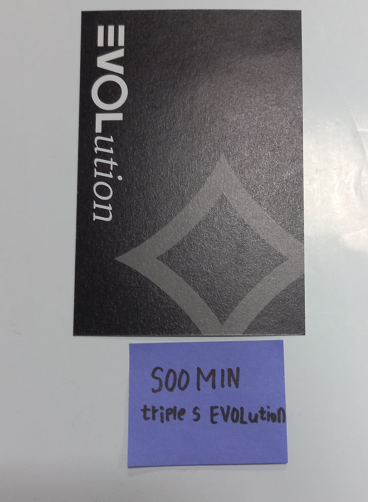 Soomin (Of TripleS) "EVOLution : Mujuk" - A Cut Page From Fansign Event Album (QR Ver.) [24.1.22] - HALLYUSUPERSTORE