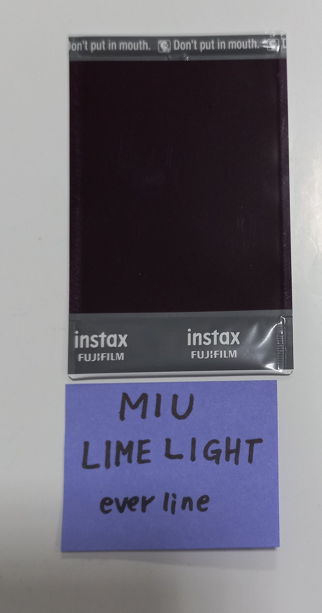 MIU (Of LIMELIGHT) "Last Dance" - Hand Autographed(Signed) Polaroid [24.1.22] - HALLYUSUPERSTORE