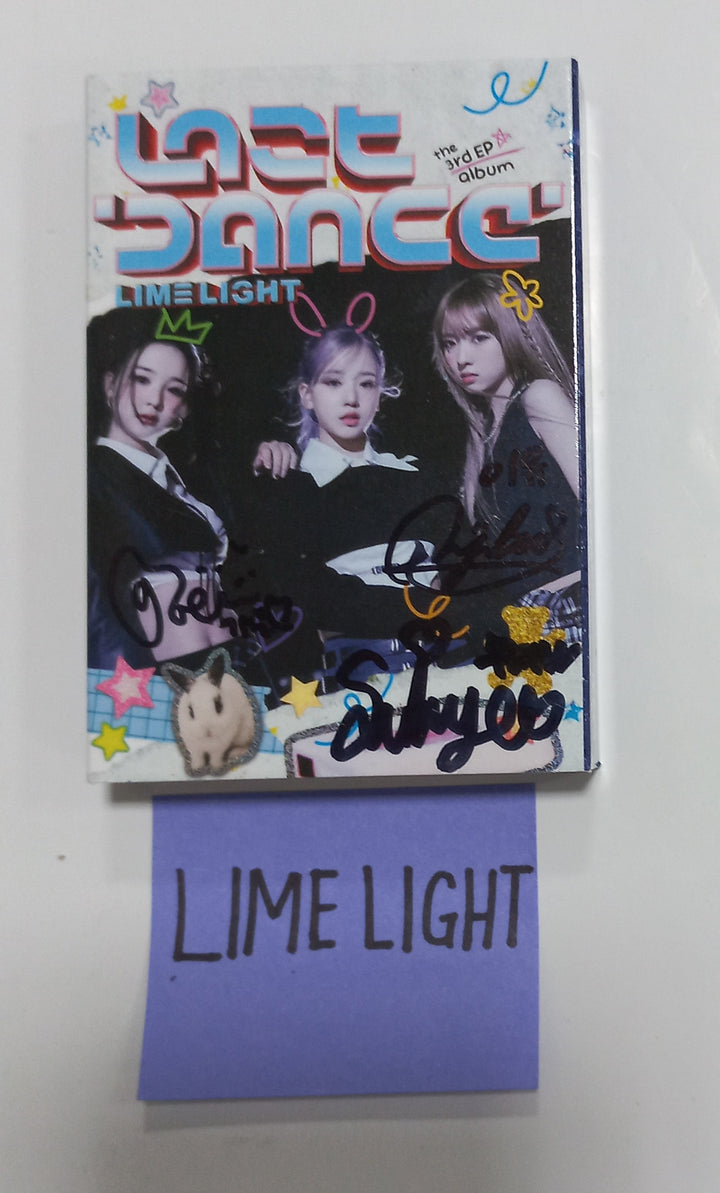 LIMELIGHT "Last Dance" - Hand Autographed(Signed) Album [Nemo Ver.] [24.1.22] - HALLYUSUPERSTORE