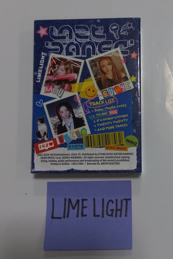 LIMELIGHT "Last Dance" - Hand Autographed(Signed) Album [Nemo Ver.] [24.1.22] - HALLYUSUPERSTORE