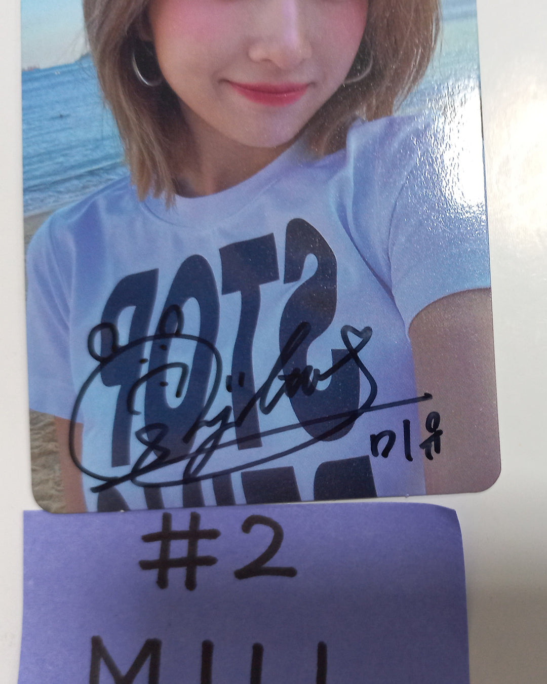 LIMELIGHT "Last Dance" - Hand Autographed(Signed) Photocard [Nemo Ver.] [24.1.22] - HALLYUSUPERSTORE