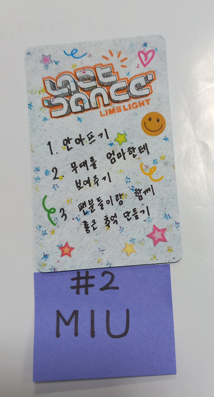 LIMELIGHT "Last Dance" - Hand Autographed(Signed) Photocard [Nemo Ver.] [24.1.22] - HALLYUSUPERSTORE