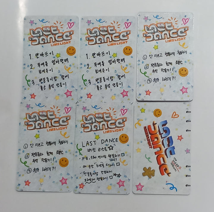 LIMELIGHT "Last Dance" - Hand Autographed(Signed) Photocard [Nemo Ver.] [24.1.22] - HALLYUSUPERSTORE