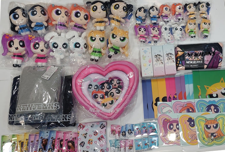 New Jeans - New Jeans x Line Friends Pop-Up Store Official MD [string pouch, Bag Charm, Sweat Shirt, Doll, Eco Bag, Full-Zip, Blanket, Cushion] [24.1.24] - HALLYUSUPERSTORE