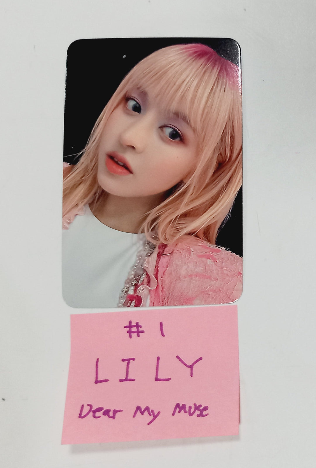 NMIXX "Fe3O4: BREAK" - Dear My Muse Pre-Order Benefit Photocard [24.1.24] - HALLYUSUPERSTORE