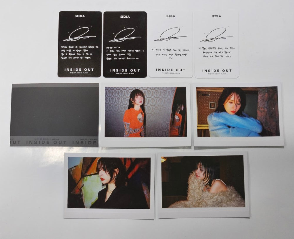 SEOLA (Of WJSN) "INSIDE OUT" - Official Photocard, Polaroid [Standard ver.] [24.1.24] - HALLYUSUPERSTORE
