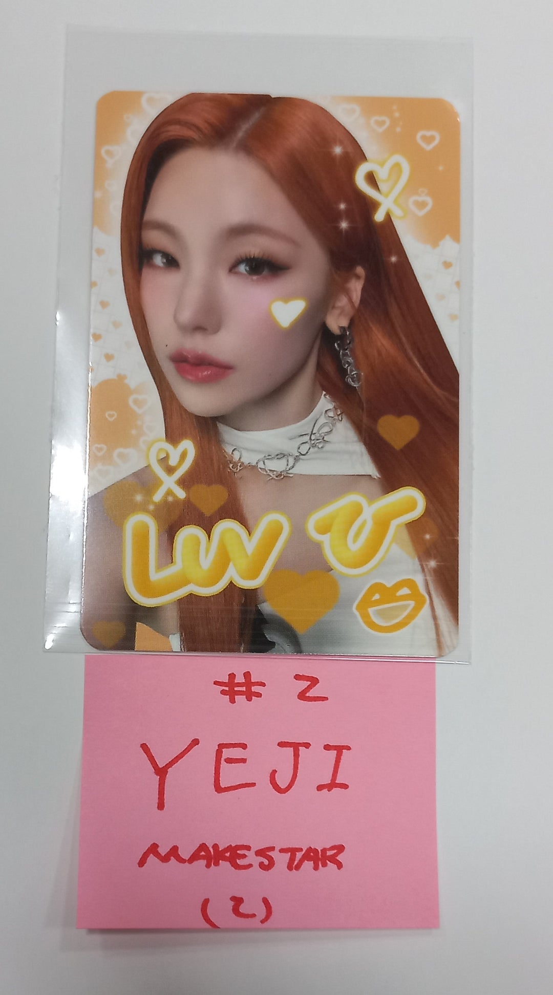 ITZY "BORN TO BE" - Makestar Fansign Event Photocard Round 2 [24.1.26] - HALLYUSUPERSTORE