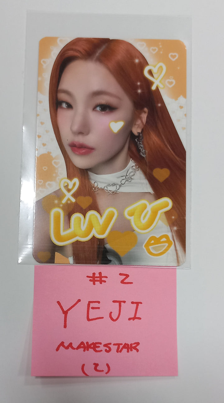 ITZY "BORN TO BE" - Makestar Fansign Event Photocard Round 2 [24.1.26] - HALLYUSUPERSTORE