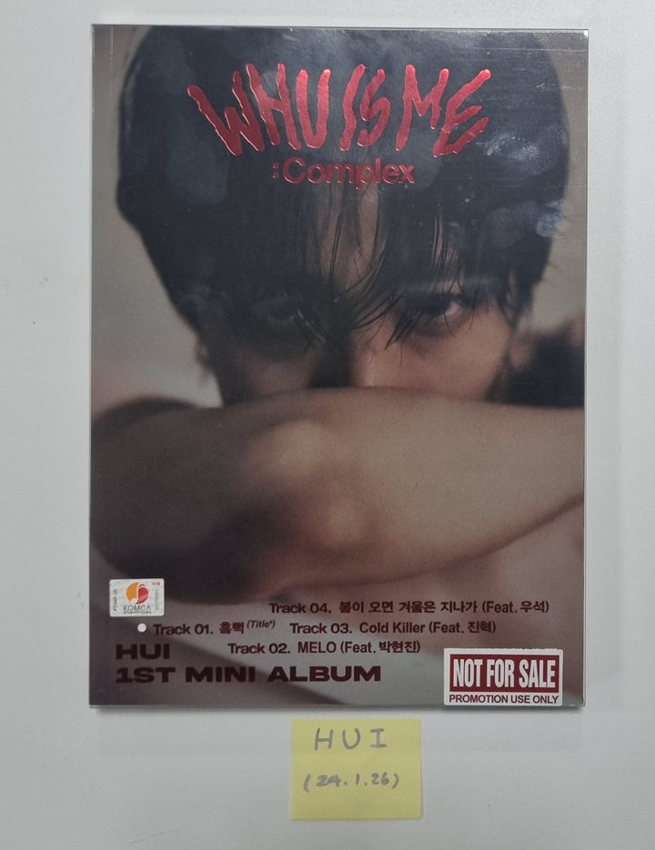 HUI "WHU IS ME : Complex" 1st Mini - Hand Autographed(Signed) Promo Album [24.1.26] (Restocked 1/30) - HALLYUSUPERSTORE