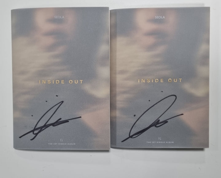 Seola "Inside Out" 1st Mini - Hand Autographed(Signed) Promo Album [24.1.26] - HALLYUSUPERSTORE