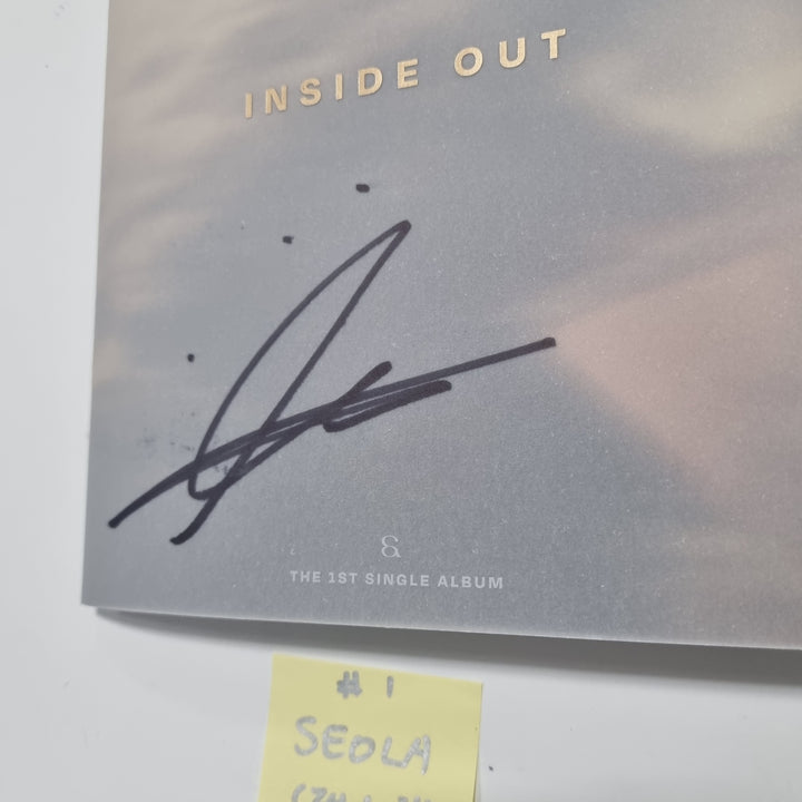 Seola "Inside Out" 1st Mini - Hand Autographed(Signed) Promo Album [24.1.26] - HALLYUSUPERSTORE
