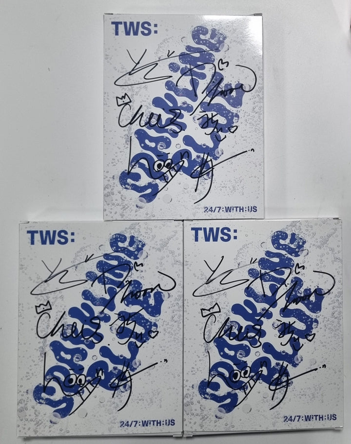 TWS "Sparkling Blue" 1st Mini - Hand Autographed(Signed) Promo Album [24.1.26] - HALLYUSUPERSTORE