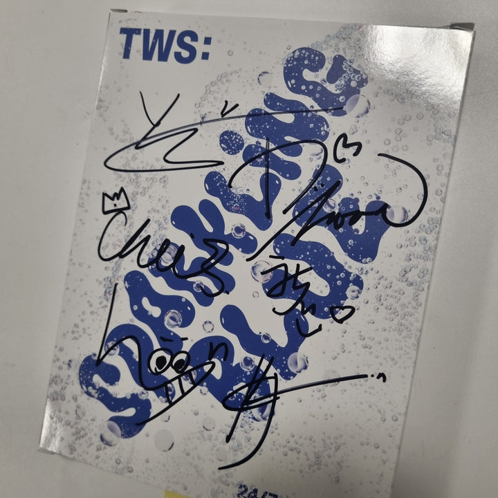 TWS "Sparkling Blue" 1st Mini - Hand Autographed(Signed) Promo Album [24.1.26] - HALLYUSUPERSTORE