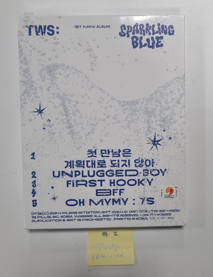 TWS "Sparkling Blue" 1st Mini - Hand Autographed(Signed) Promo Album [24.1.26] - HALLYUSUPERSTORE