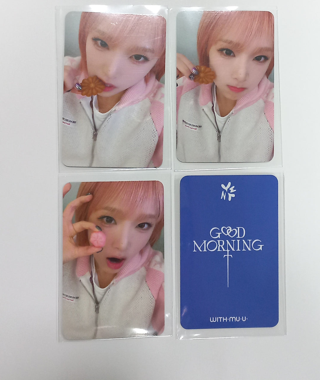 YENA "Good Morning" - Withmuu Fansign Event Photocard [24.1.29] - HALLYUSUPERSTORE