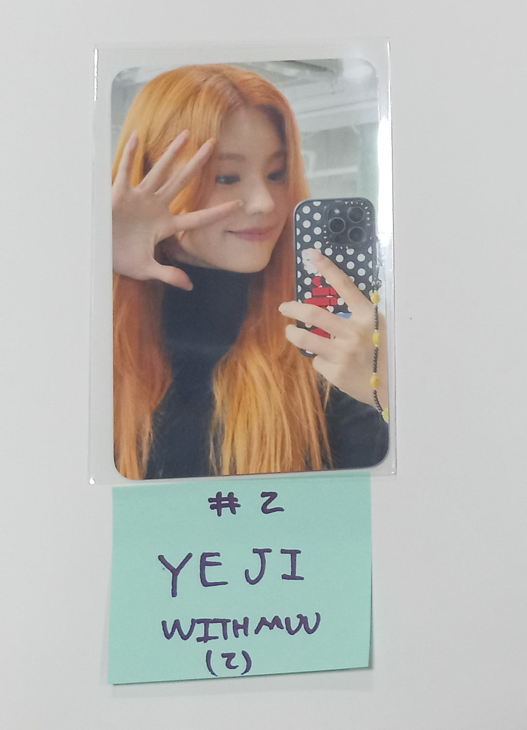 ITZY "BORN TO BE" - Withmuu Fansign Event Photocard [24.1.29] - HALLYUSUPERSTORE
