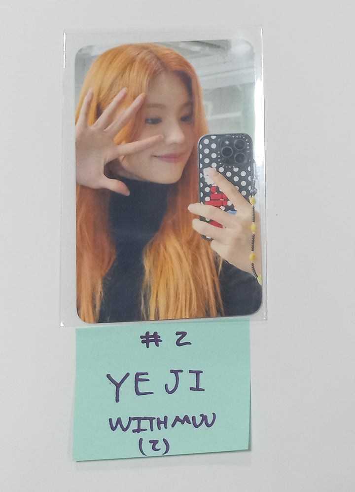 ITZY "BORN TO BE" - Withmuu Fansign Event Photocard [24.1.29] - HALLYUSUPERSTORE