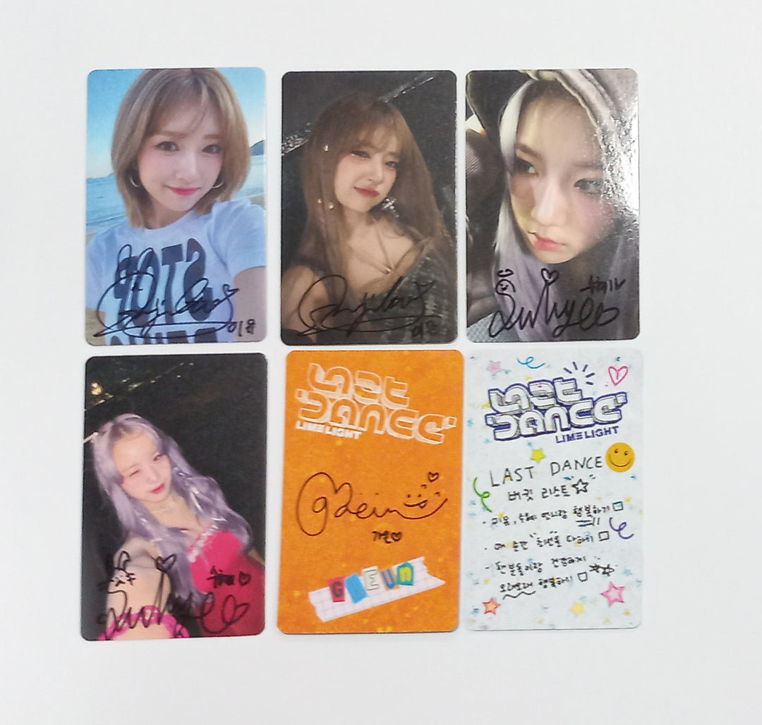 LIMELIGHT "Last Dance" - Hand Autographed(Signed) Photocard [Nemo Ver.] [24.1.29] - HALLYUSUPERSTORE