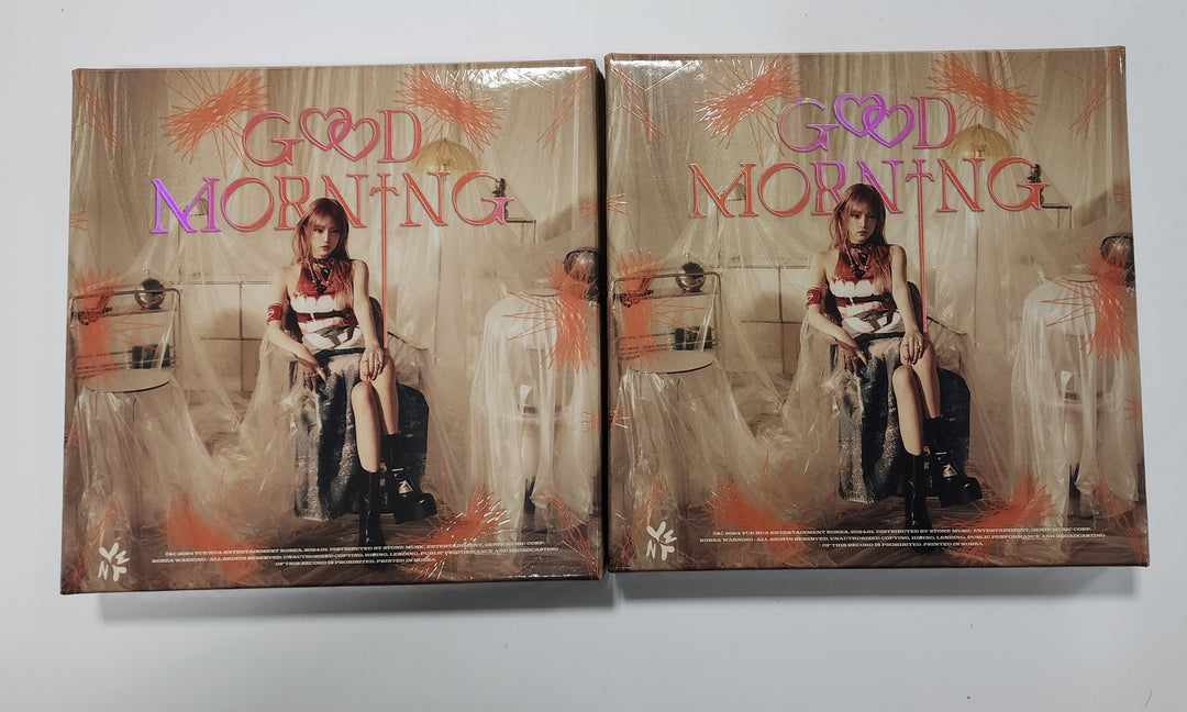Yena "Good Morning" 3rd Mini - Hand Autographed(Signed) Album [24.1.29] - HALLYUSUPERSTORE