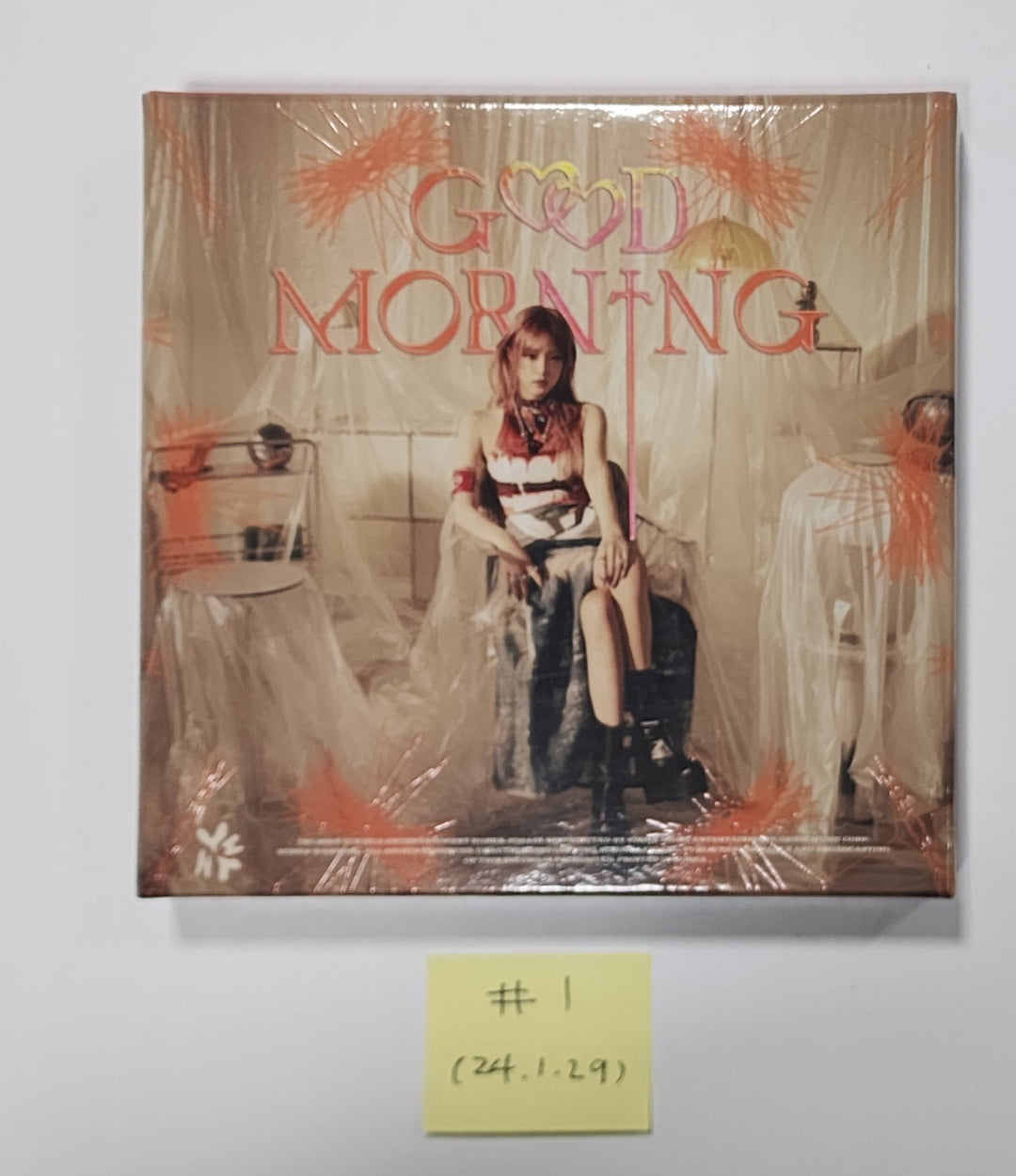Yena "Good Morning" 3rd Mini - Hand Autographed(Signed) Album [24.1.29] - HALLYUSUPERSTORE