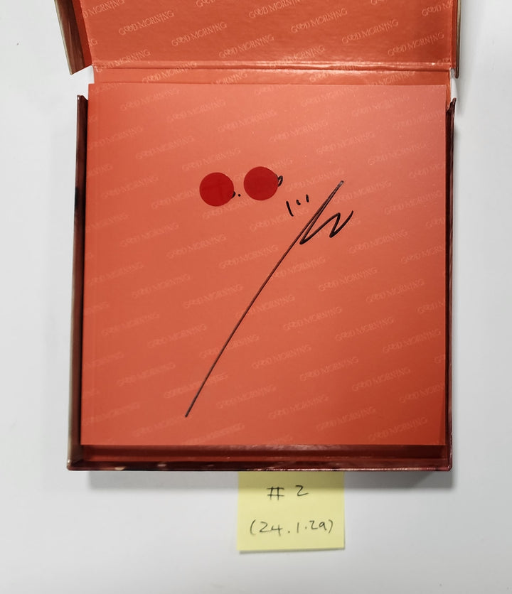 Yena "Good Morning" 3rd Mini - Hand Autographed(Signed) Album [24.1.29] - HALLYUSUPERSTORE