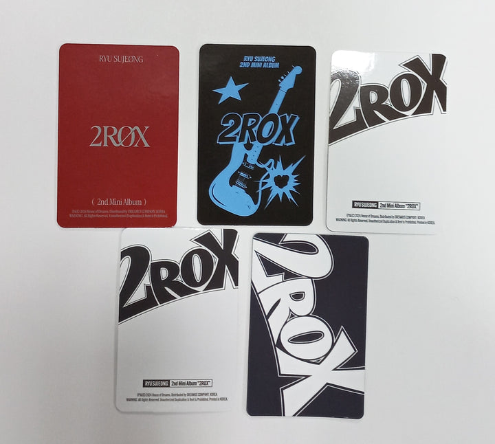 RYU SUJEONG "2ROX" 2nd mini - Official Photocard [Fallen Angel,SHXT, Digipack Ver] [24.1.29] - HALLYUSUPERSTORE
