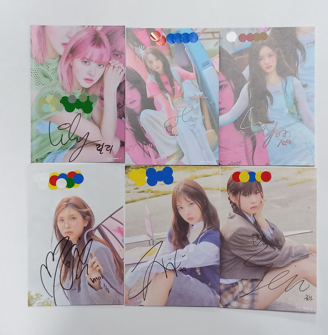 NMIXX "Fe3O4: BREAK" - A Cut Page From Fansign Event Album [24.1.29] - HALLYUSUPERSTORE