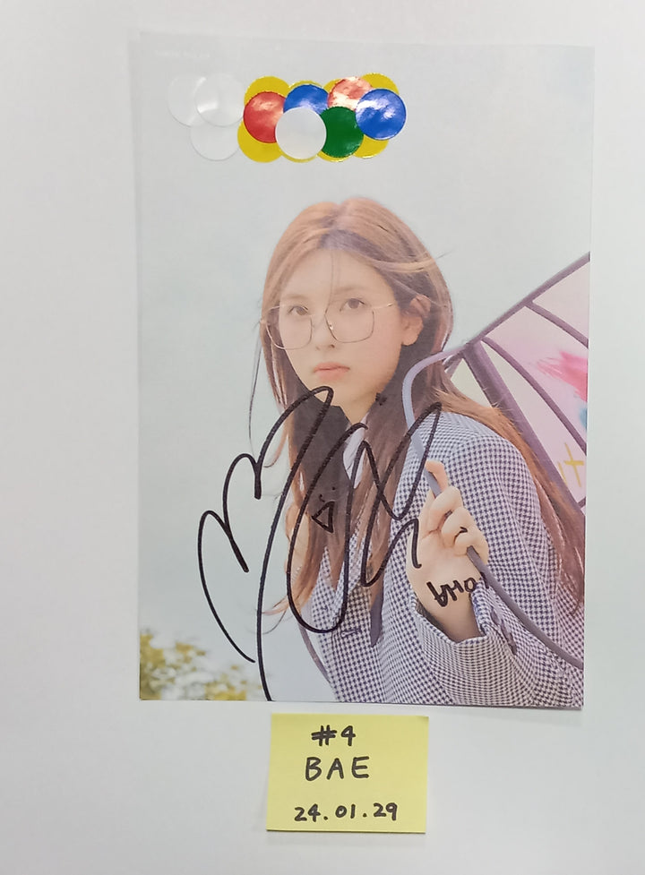 NMIXX "Fe3O4: BREAK" - A Cut Page From Fansign Event Album [24.1.29] - HALLYUSUPERSTORE