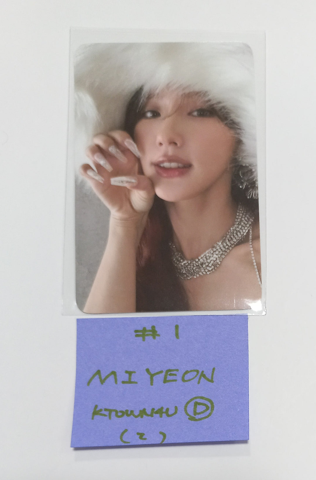 (g) I-DLE "2" 2nd Full Album - Ktown4U Drink Event Photocard [24.1.30] - HALLYUSUPERSTORE