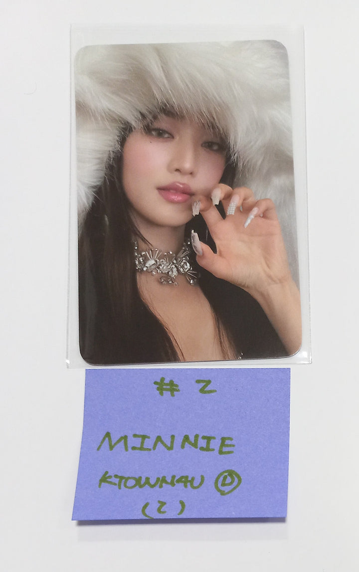 (g) I-DLE "2" 2nd Full Album - Ktown4U Drink Event Photocard [24.1.30] - HALLYUSUPERSTORE