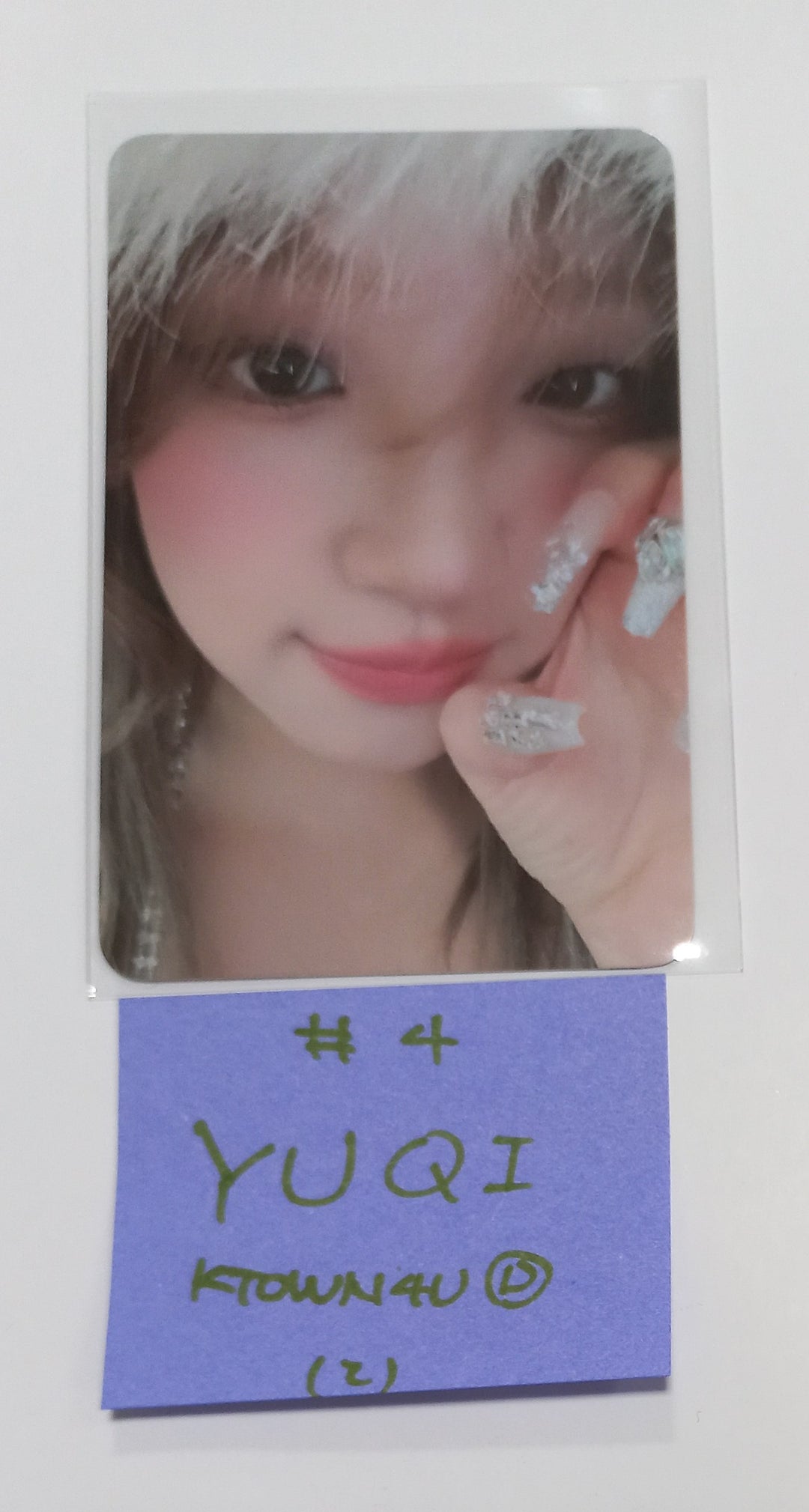 (g) I-DLE "2" 2nd Full Album - Ktown4U Drink Event Photocard [24.1.30] - HALLYUSUPERSTORE