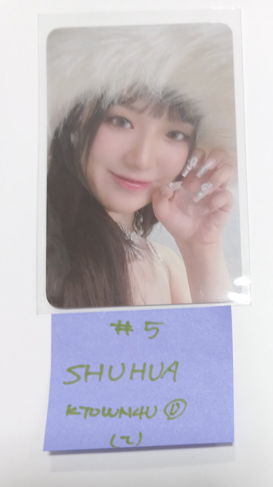 (g) I-DLE "2" 2nd Full Album - Ktown4U Drink Event Photocard [24.1.30] - HALLYUSUPERSTORE