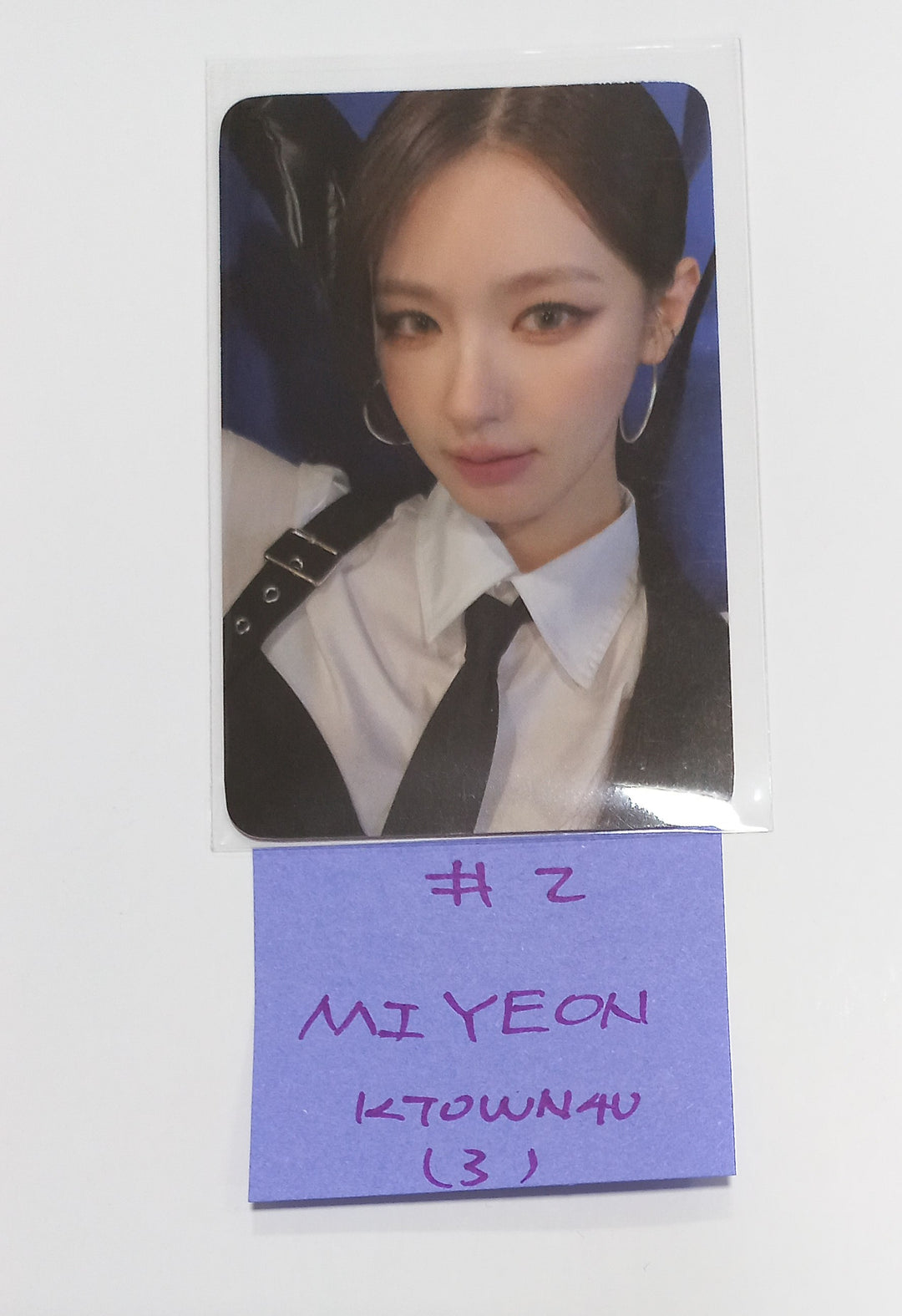 (g) I-DLE "2" 2nd Full Album - Ktown4U Lucky Draw Event Photocard [24.1.30] - HALLYUSUPERSTORE
