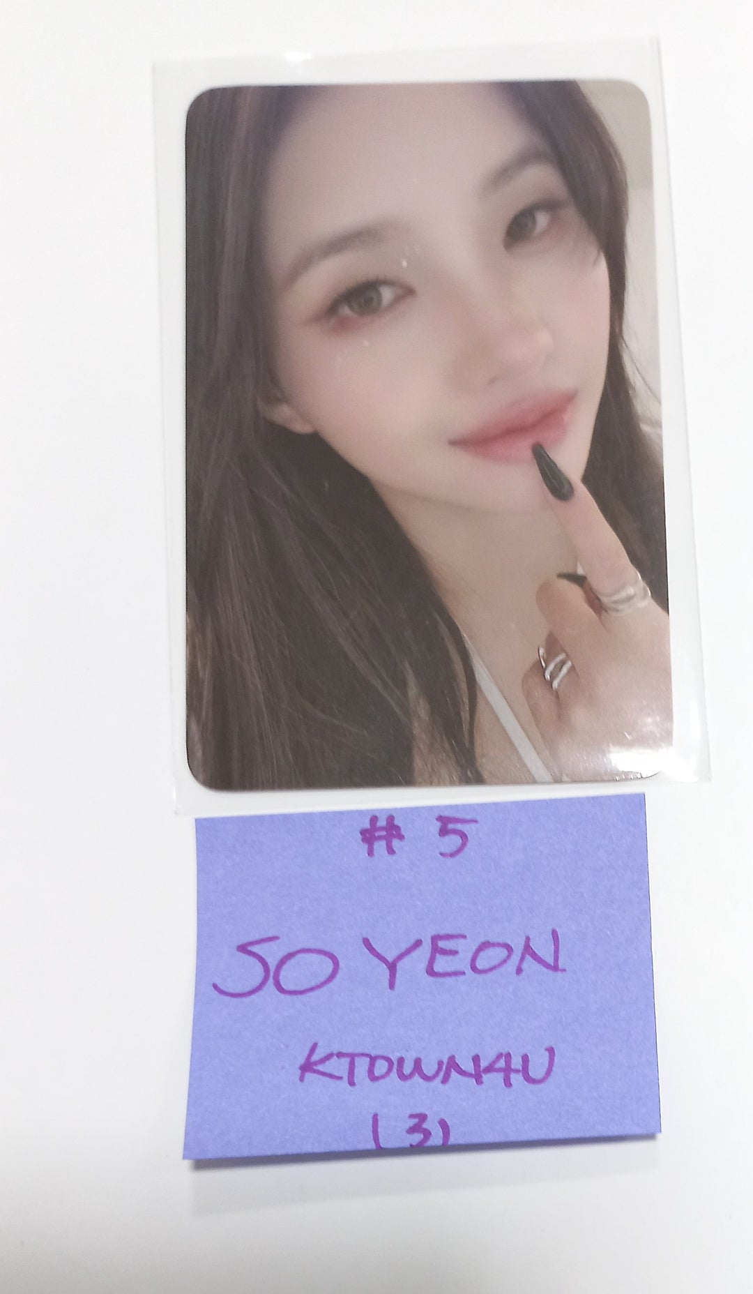 (g) I-DLE "2" 2nd Full Album - Ktown4U Lucky Draw Event Photocard [24.1.30] - HALLYUSUPERSTORE