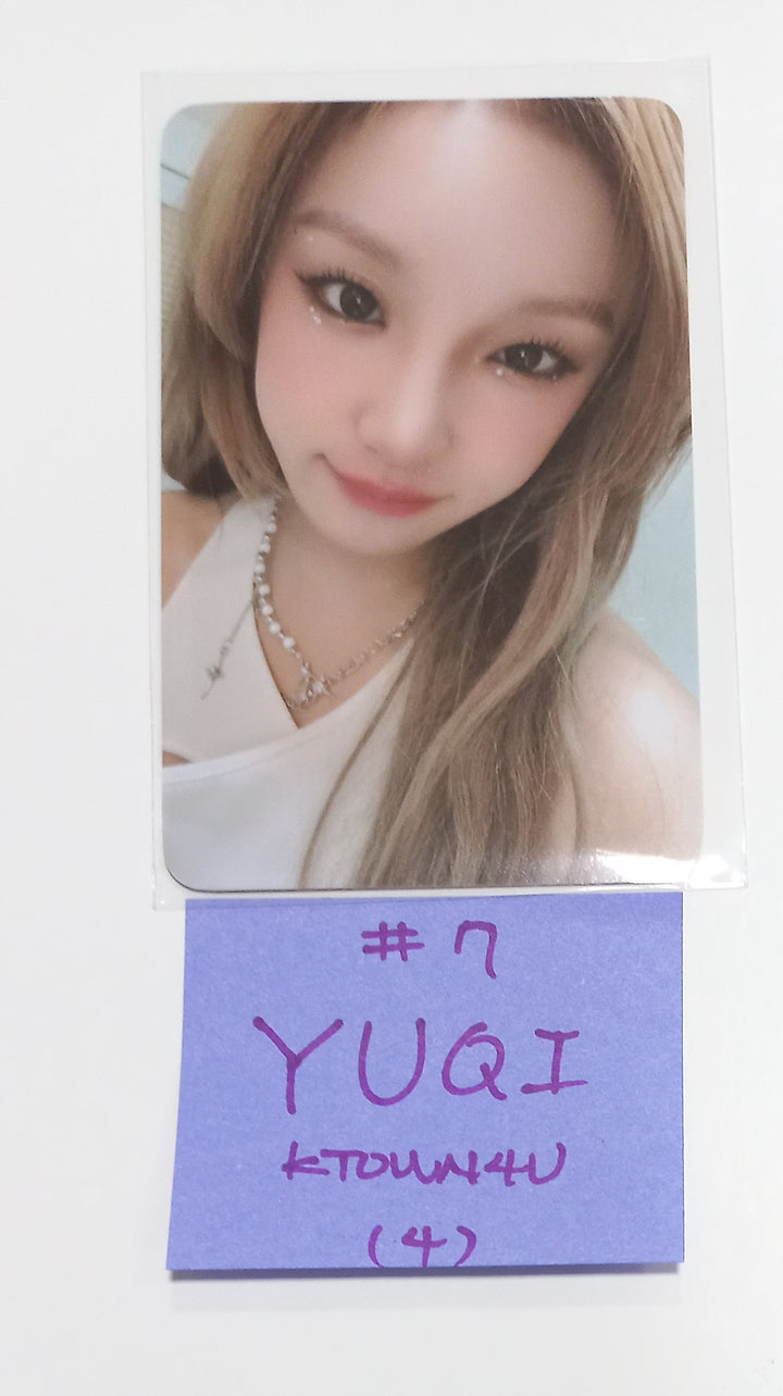 (g) I-DLE "2" 2nd Full Album - Ktown4U Lucky Draw Event Photocard [24.1.30] - HALLYUSUPERSTORE
