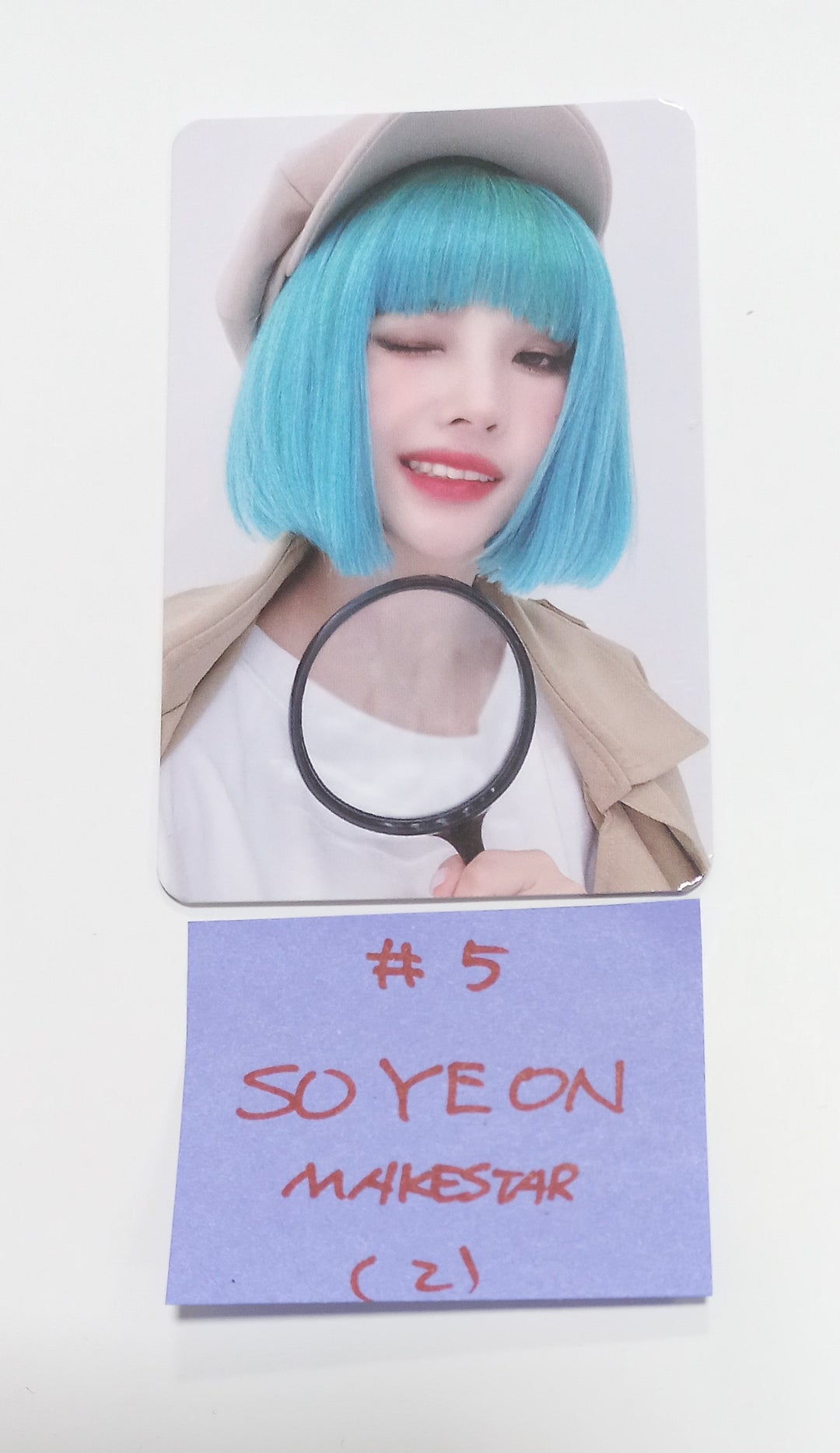 (g) I-DLE "2" 2nd Full Album - Makestar Lucky Draw Event Photocard, 4 Cut Photo [Poca Album Ver.] [24.1.30] - HALLYUSUPERSTORE
