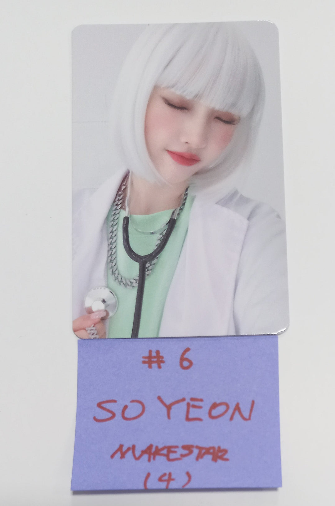 (g) I-DLE "2" 2nd Full Album - Makestar Lucky Draw Event Photocard, 4 Cut Photo [Poca Album Ver.] [24.1.30] - HALLYUSUPERSTORE