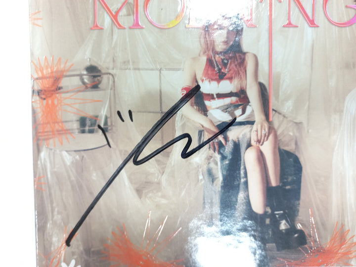 Yena 3rd Mini "Good Morning" - Hand Autographed(Signed) Promo Album [24.1.30] - HALLYUSUPERSTORE