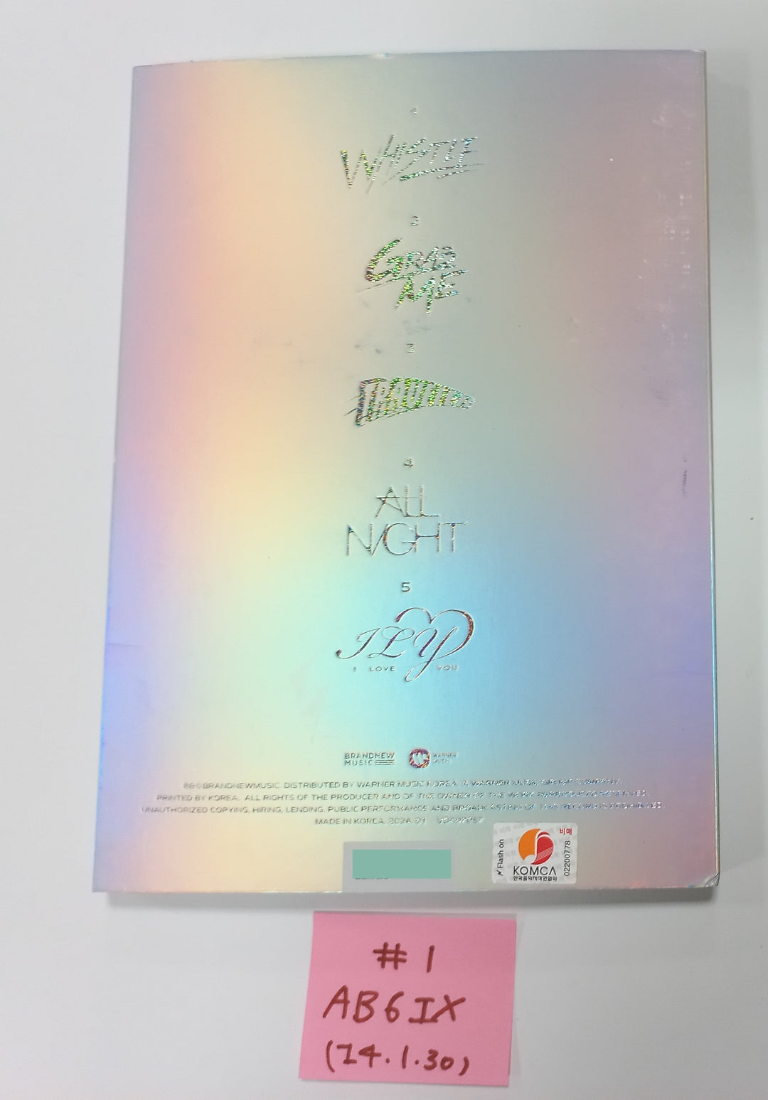 AB6IX "THE FUTURE IS OURS : FOUND" - Hand Autographed (Signed) Promo Album [24.1.30] - HALLYUSUPERSTORE