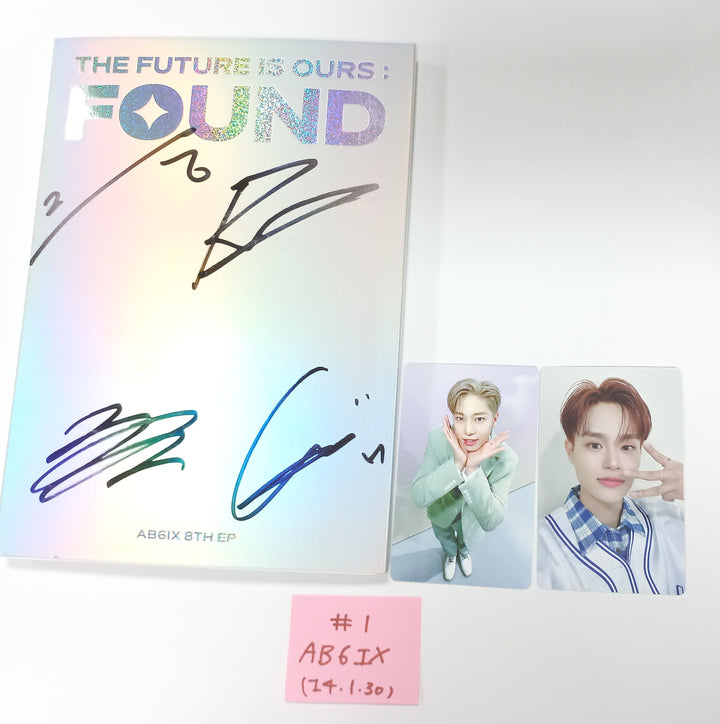 AB6IX "THE FUTURE IS OURS : FOUND" - Hand Autographed (Signed) Promo Album [24.1.30] - HALLYUSUPERSTORE