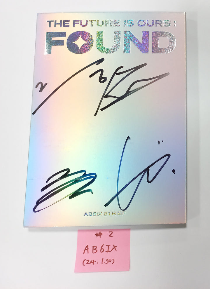 AB6IX "THE FUTURE IS OURS : FOUND" - Hand Autographed (Signed) Promo Album [24.1.30] - HALLYUSUPERSTORE