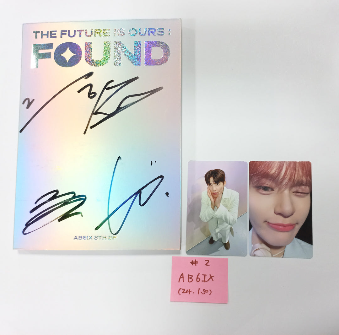 AB6IX "THE FUTURE IS OURS : FOUND" - Hand Autographed (Signed) Promo Album [24.1.30] - HALLYUSUPERSTORE
