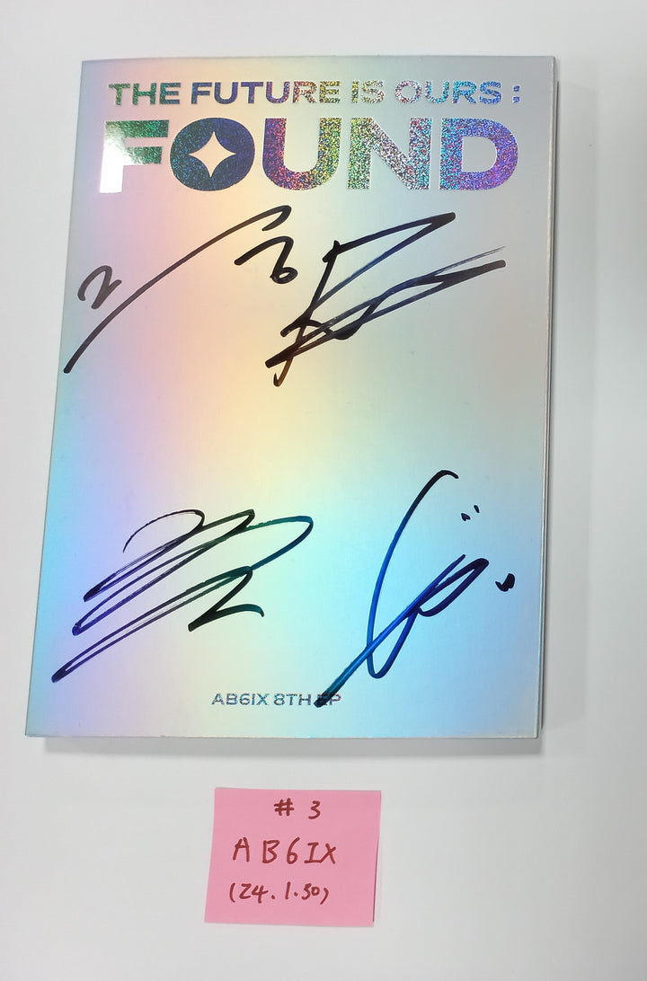 AB6IX "THE FUTURE IS OURS : FOUND" - Hand Autographed (Signed) Promo Album [24.1.30] - HALLYUSUPERSTORE