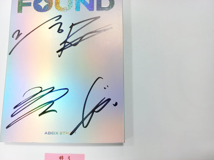 AB6IX "THE FUTURE IS OURS : FOUND" - Hand Autographed (Signed) Promo Album [24.1.30] - HALLYUSUPERSTORE