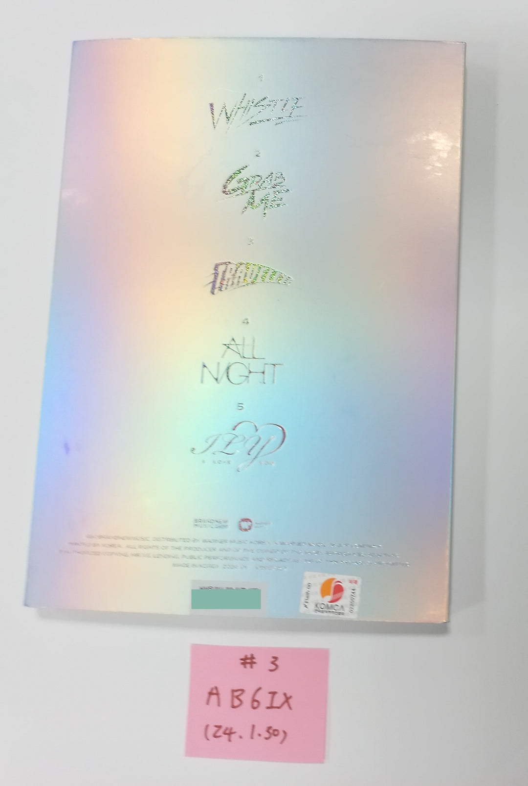 AB6IX "THE FUTURE IS OURS : FOUND" - Hand Autographed (Signed) Promo Album [24.1.30] - HALLYUSUPERSTORE