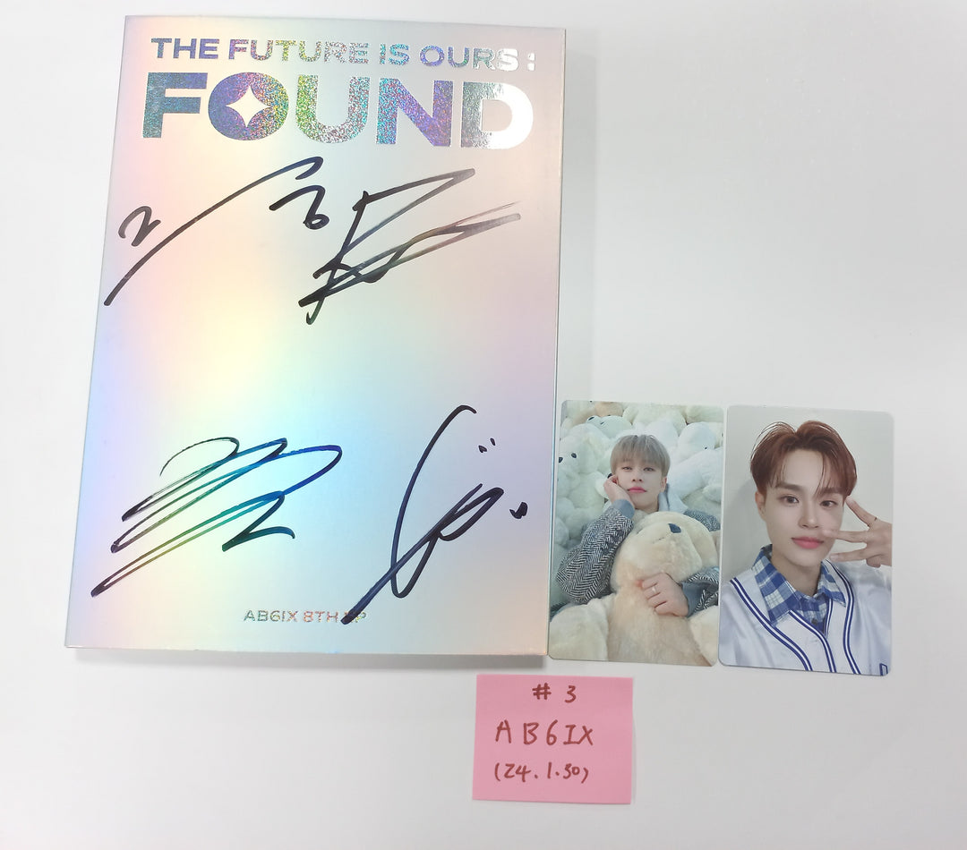 AB6IX "THE FUTURE IS OURS : FOUND" - Hand Autographed (Signed) Promo Album [24.1.30] - HALLYUSUPERSTORE