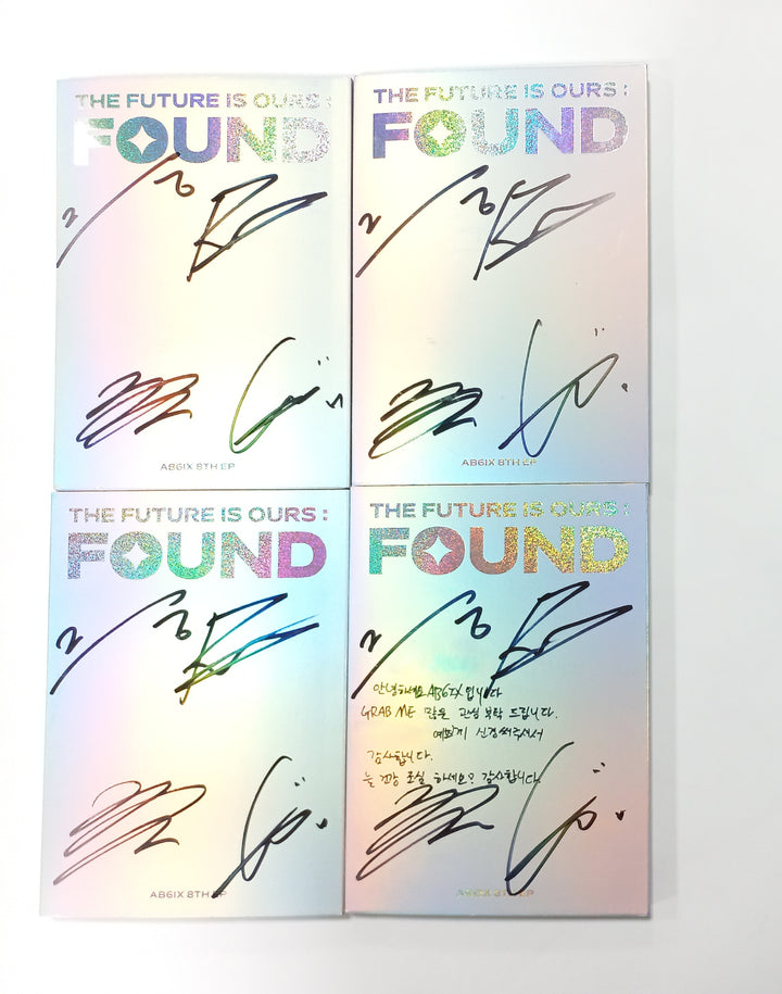 AB6IX "THE FUTURE IS OURS : FOUND" - Hand Autographed (Signed) Promo Album [24.1.30] - HALLYUSUPERSTORE