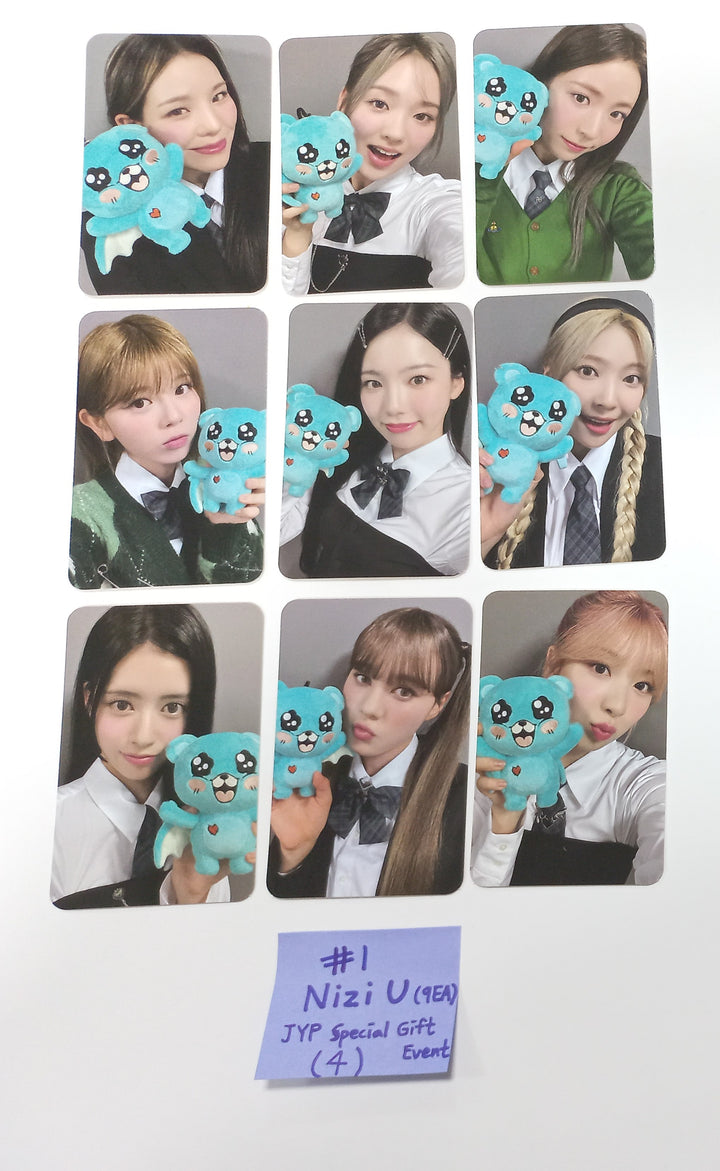 NiziU "Press Play" KOREA 1st Single Album - JYP Shop Special Gift Event Photocards Set (9EA) [24.1.30] - HALLYUSUPERSTORE